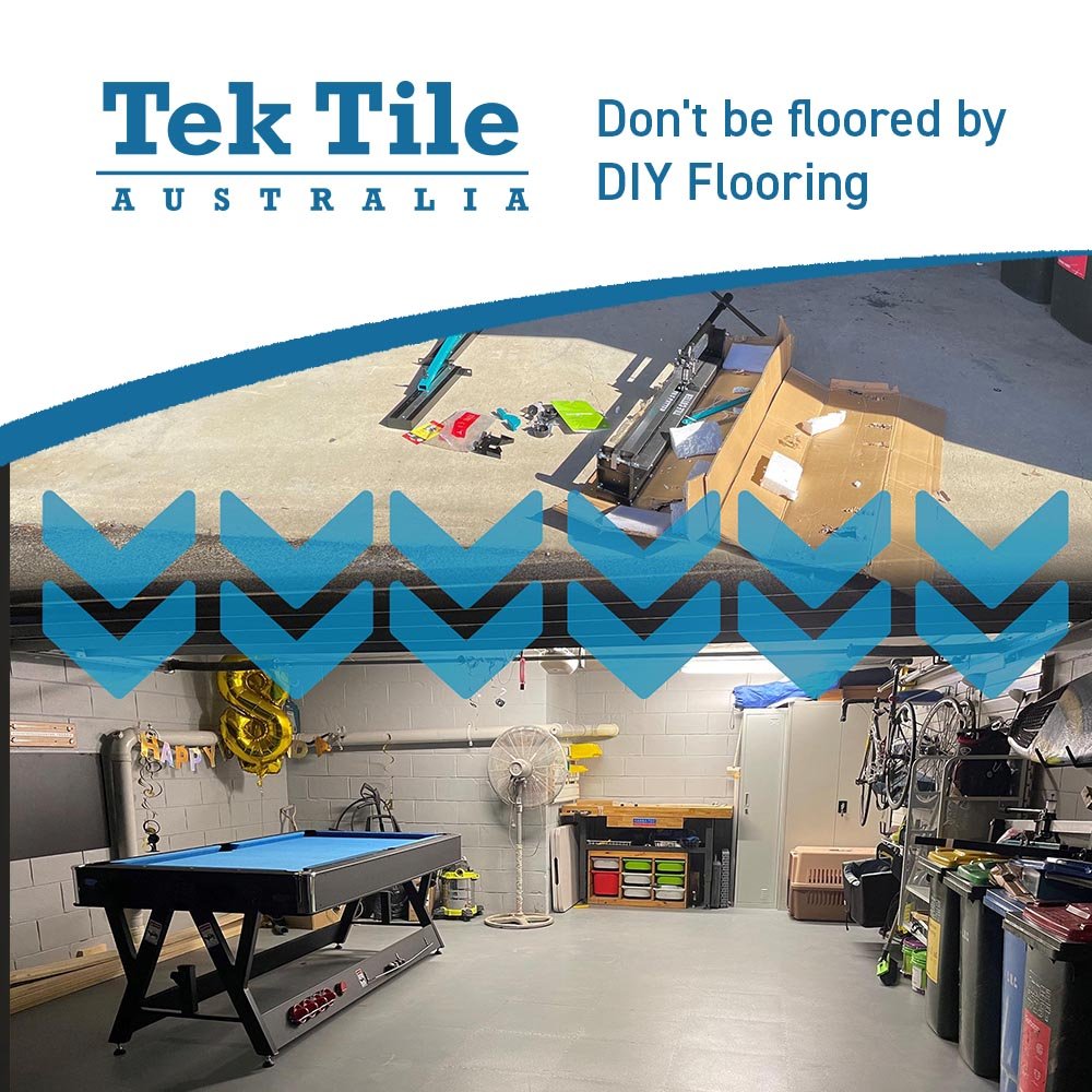 Don't be floored by DIY Flooring (TekTile is the answer!)